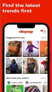 depop használt ruha app
